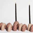 Menorah | Blush and Indian Red