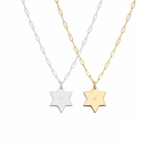 Liz Star of David Paperclip Necklace