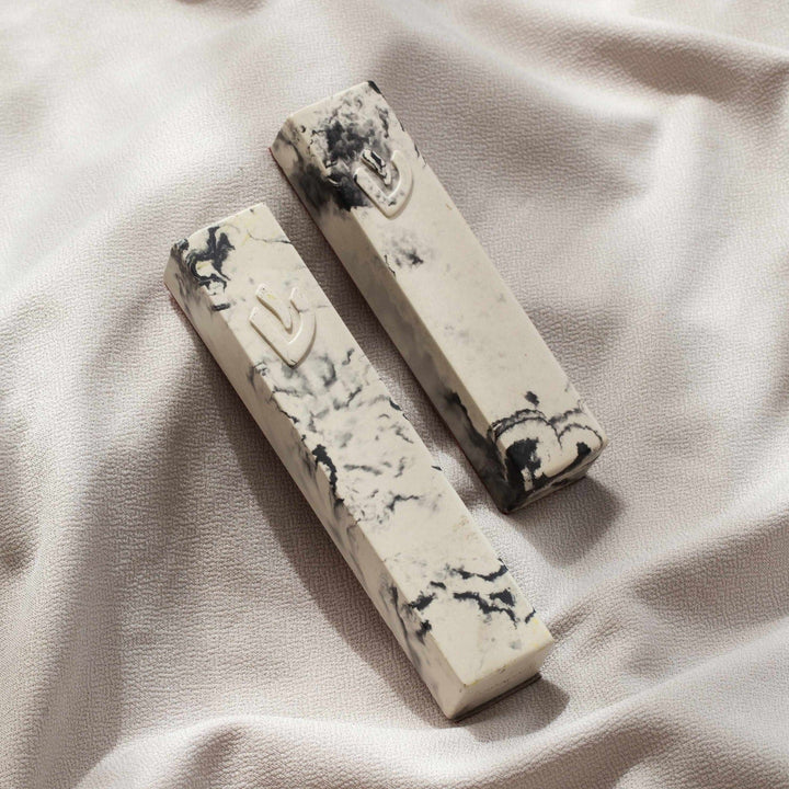 Street Mezuzah – Bold Marble Design for Homes with Soul & Style 