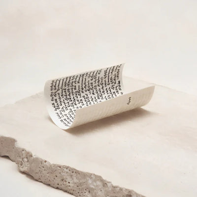 Handwritten Mezuzah Scroll – Small Size (4"–6") by Certified Sofer Stam 