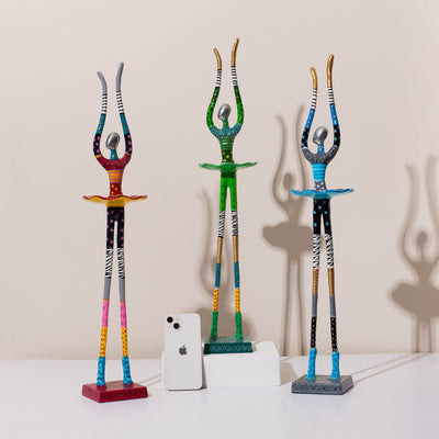 Handcrafted Dance Sculpture – Dance of Soul – Modern Judaica Series 