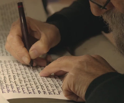 Handwritten Mezuzah Scroll – Small Size (4"–6") by Certified Sofer Stam