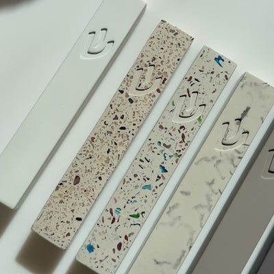 Street Mezuzah – Contemporary Concrete with Clean Urban Lines