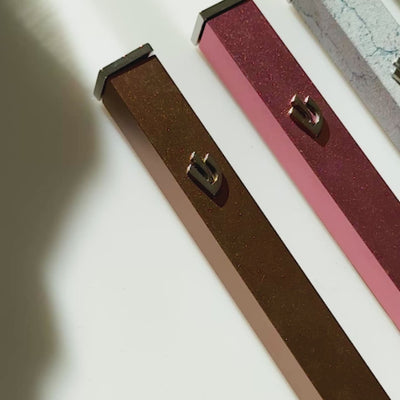Candy Mezuzah – Soft Marble Pattern with Minimalist Texture