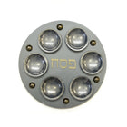 Contemporary Round Passover Seder Plate with Round Magnetic Cups