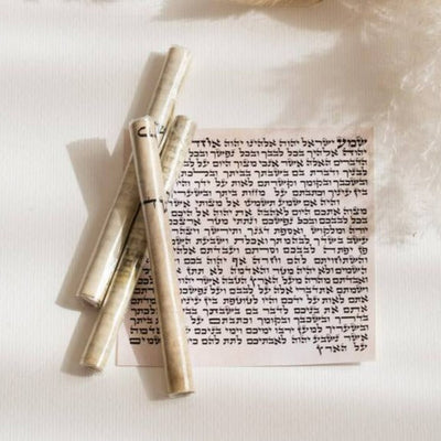 Kosher Scroll for Mezuzah – Fits Small & Standard Cases (4"–6")  5” scroll – fits size (L/ XL/ XXL) mezuzah case