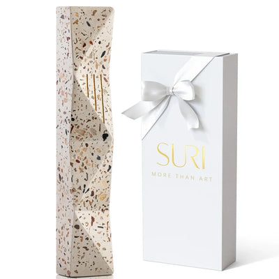 Wave Mezuzah – Artistic Terrazzo in Earthy Natural Tones (Copy) 