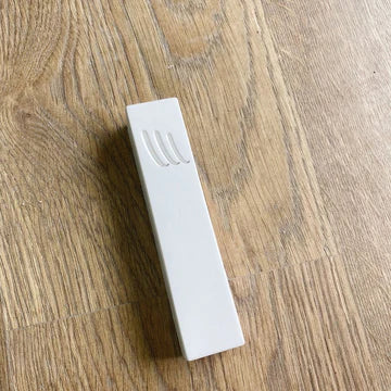 Handmade house sign made of clean white concrete with wooden lettering - HOUSE series (Copy) 