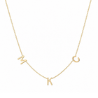 Taly Initial Necklace | Sterling Silver or Gold Plated