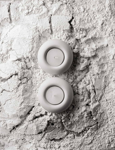 Concrete Shabbat Candlestick – Clean Series 