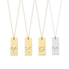 Zodiac Bar Necklace