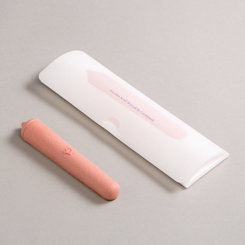 Pink Terracotta Ceramic Mezuzah Case