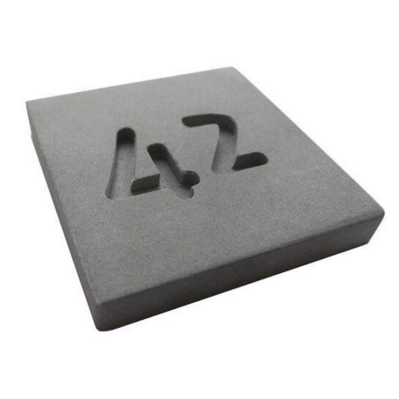Concrete Engraved Number Sign