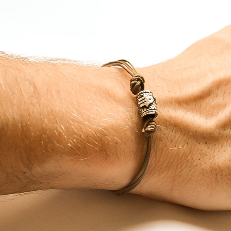 Red Kabbalah Hamsa Bracelet For Men