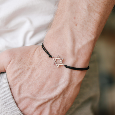 Star Of David Bracelet For Men