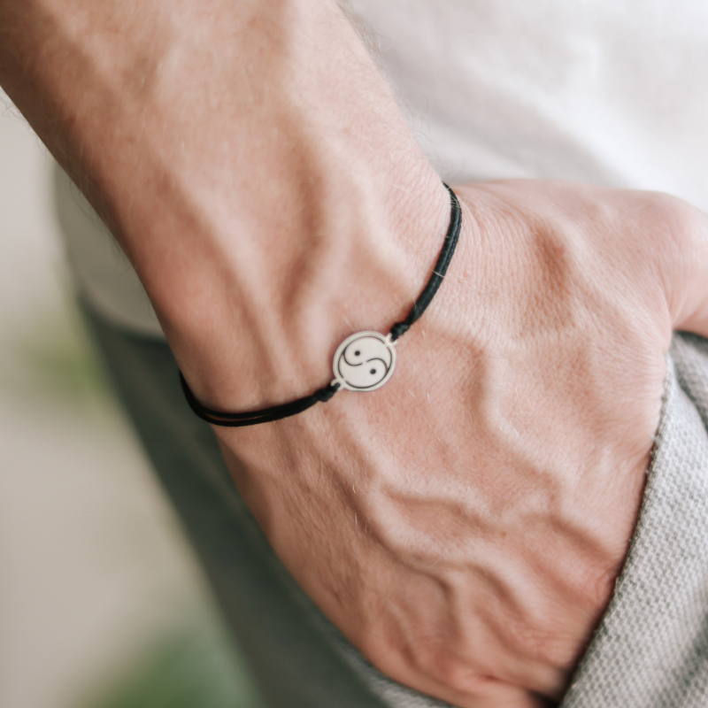 Yin Yang Bracelet For Men